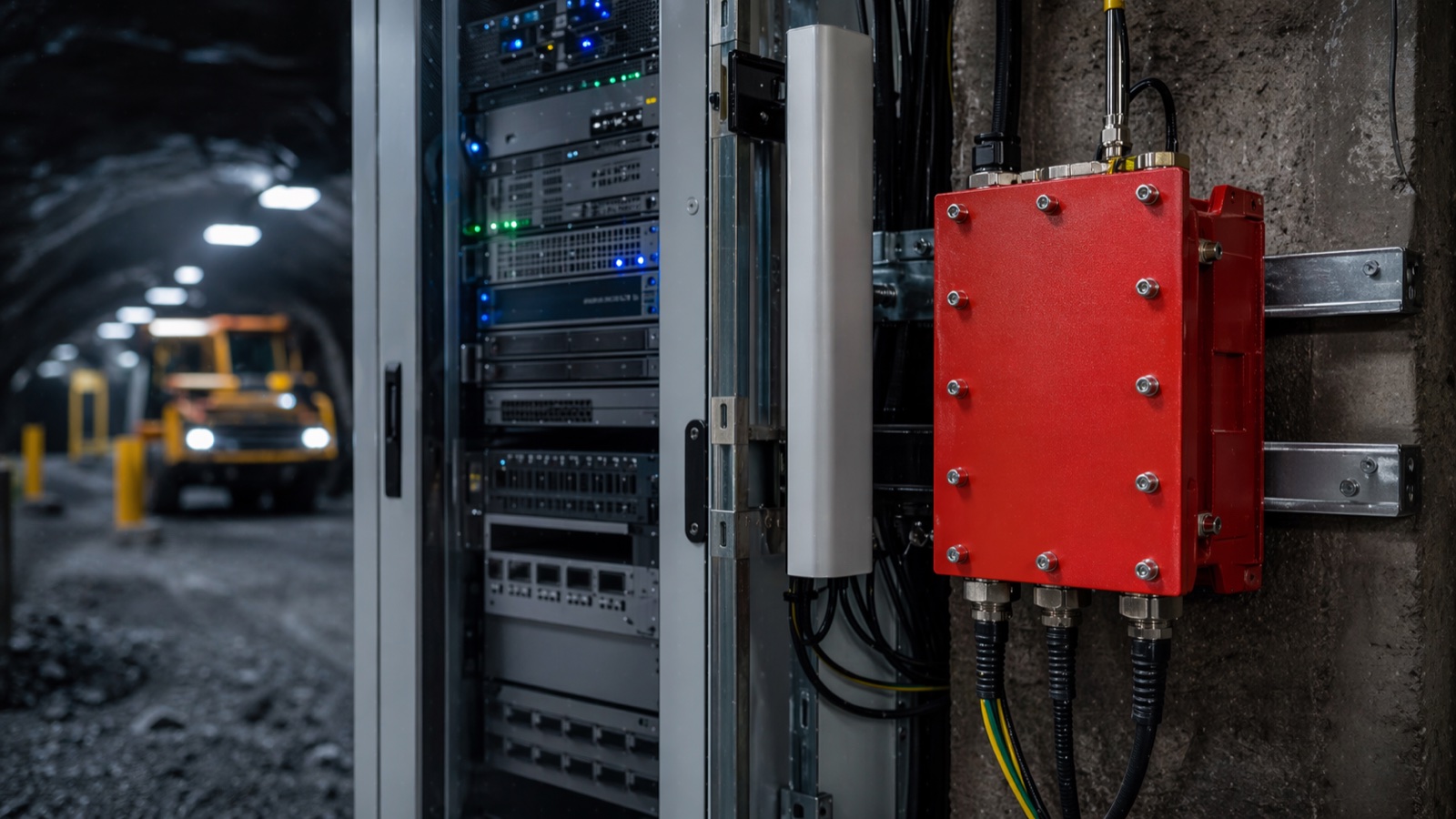 Industrial private 5G site equipment